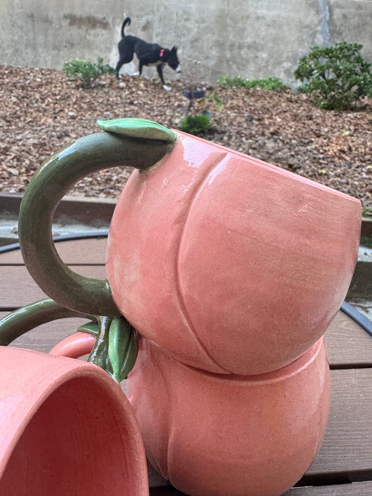 Peach mug