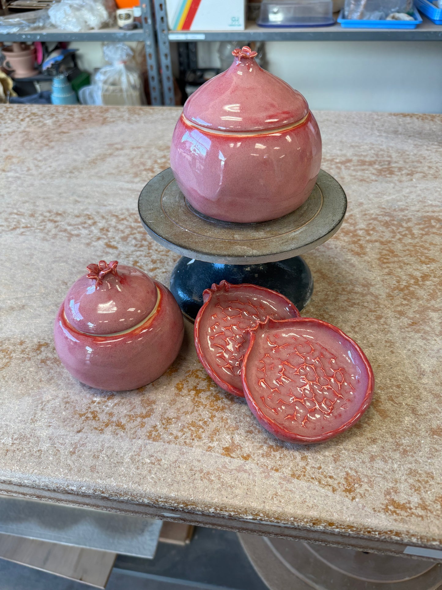 Pomegranate Trinket Dish