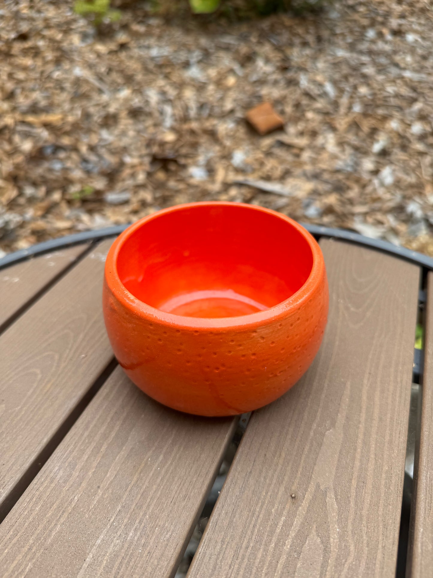 Orange Snack Bowl