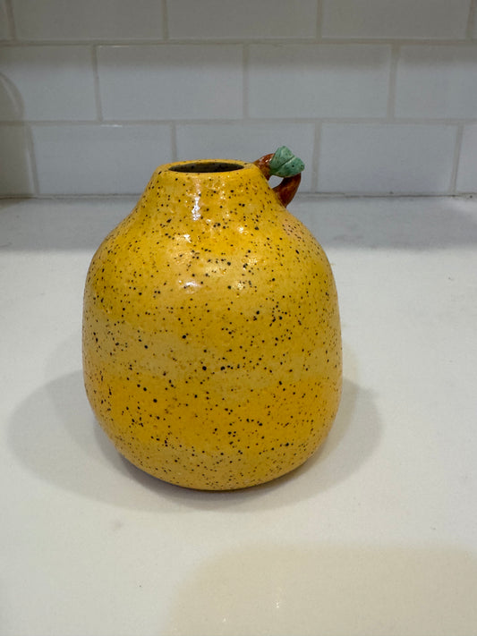 Lemon bud vase