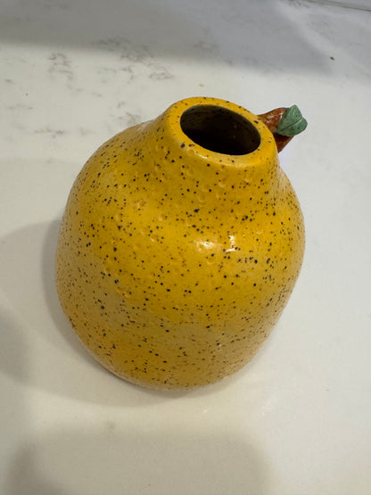 Lemon bud vase