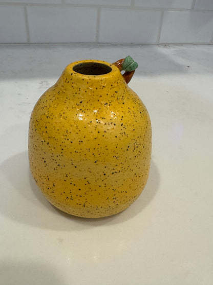 Lemon bud vase