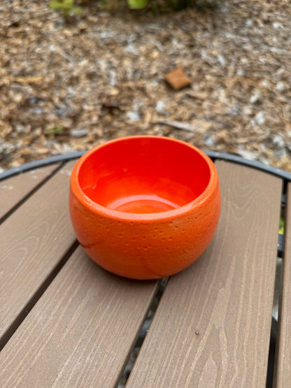 Orange Snack Bowl