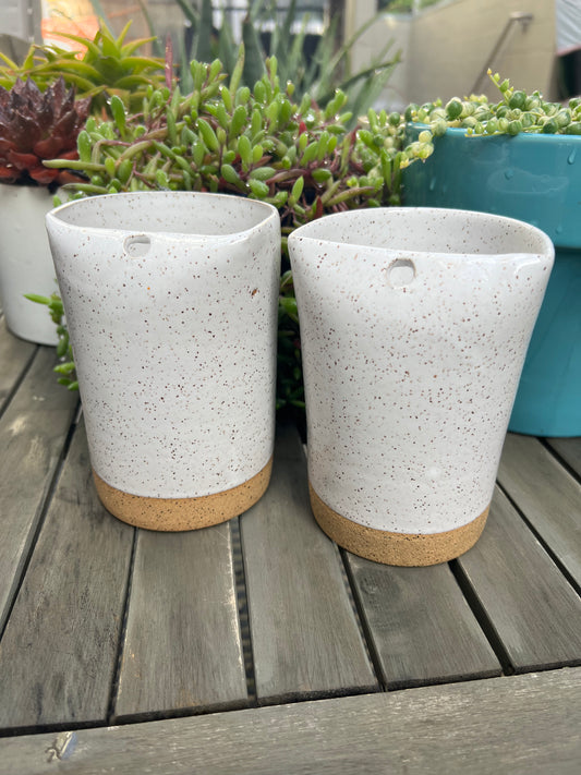 White Straw Tumblers